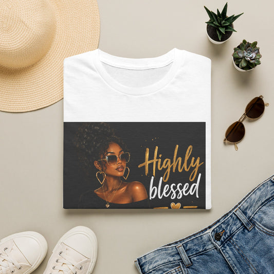 Highly Blessed and Favored T-Shirt | Inspirational Afrocentric Design