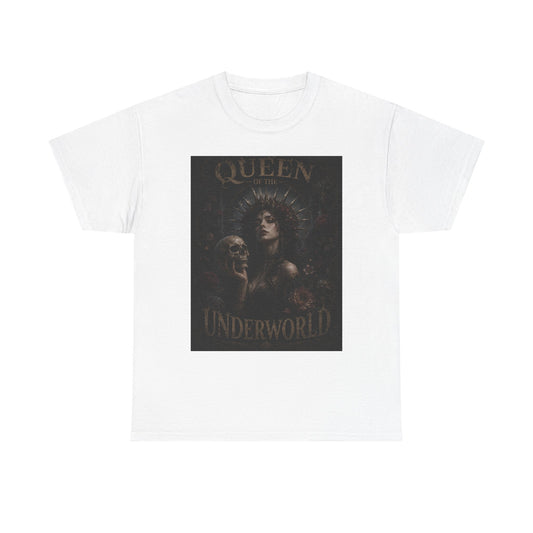 Queen of the Underworld Tee | Dark Gothic Skull Woman