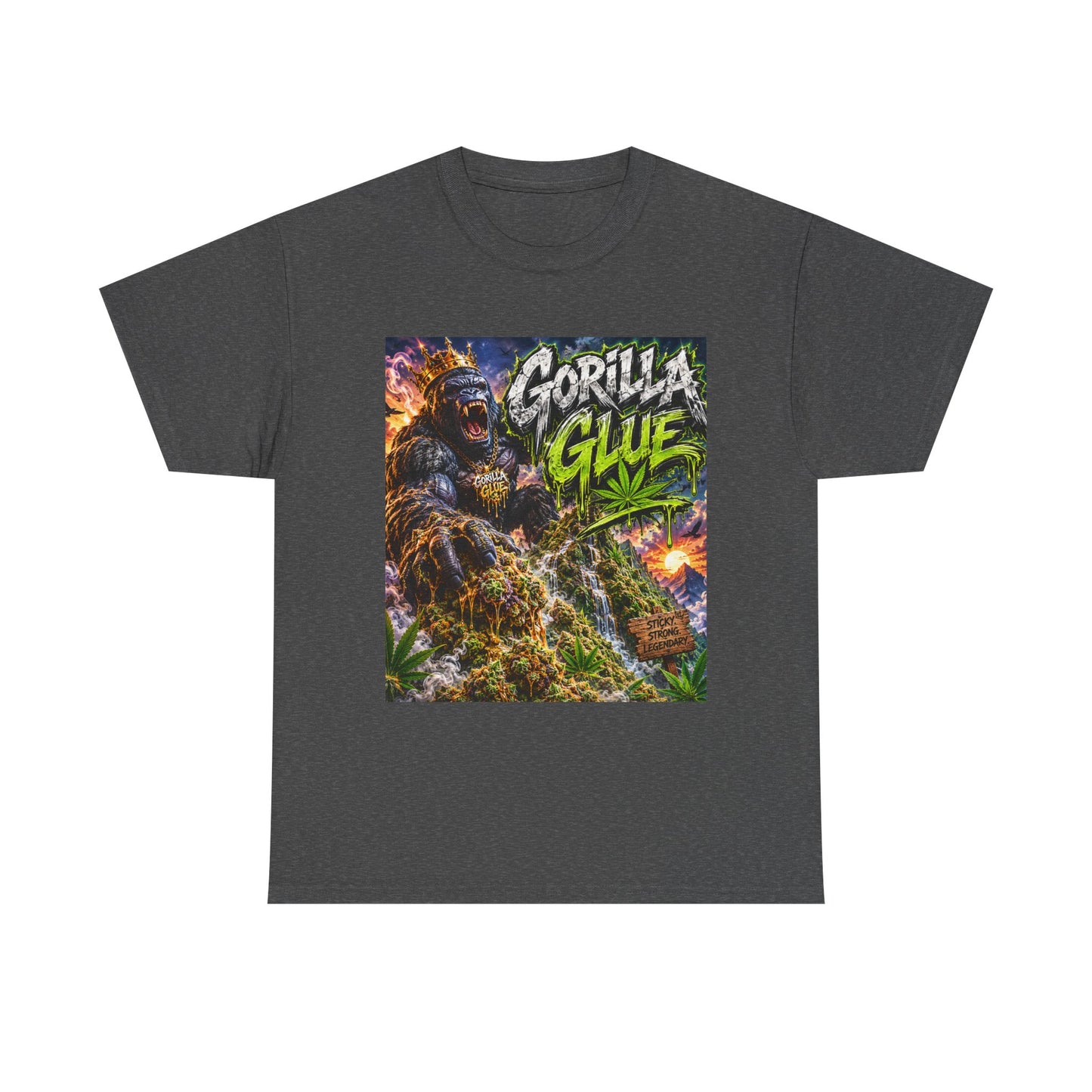 Gorilla Glue Artwork Tee | Gorilla Graphic T-Shirt, Cannabis Inspired