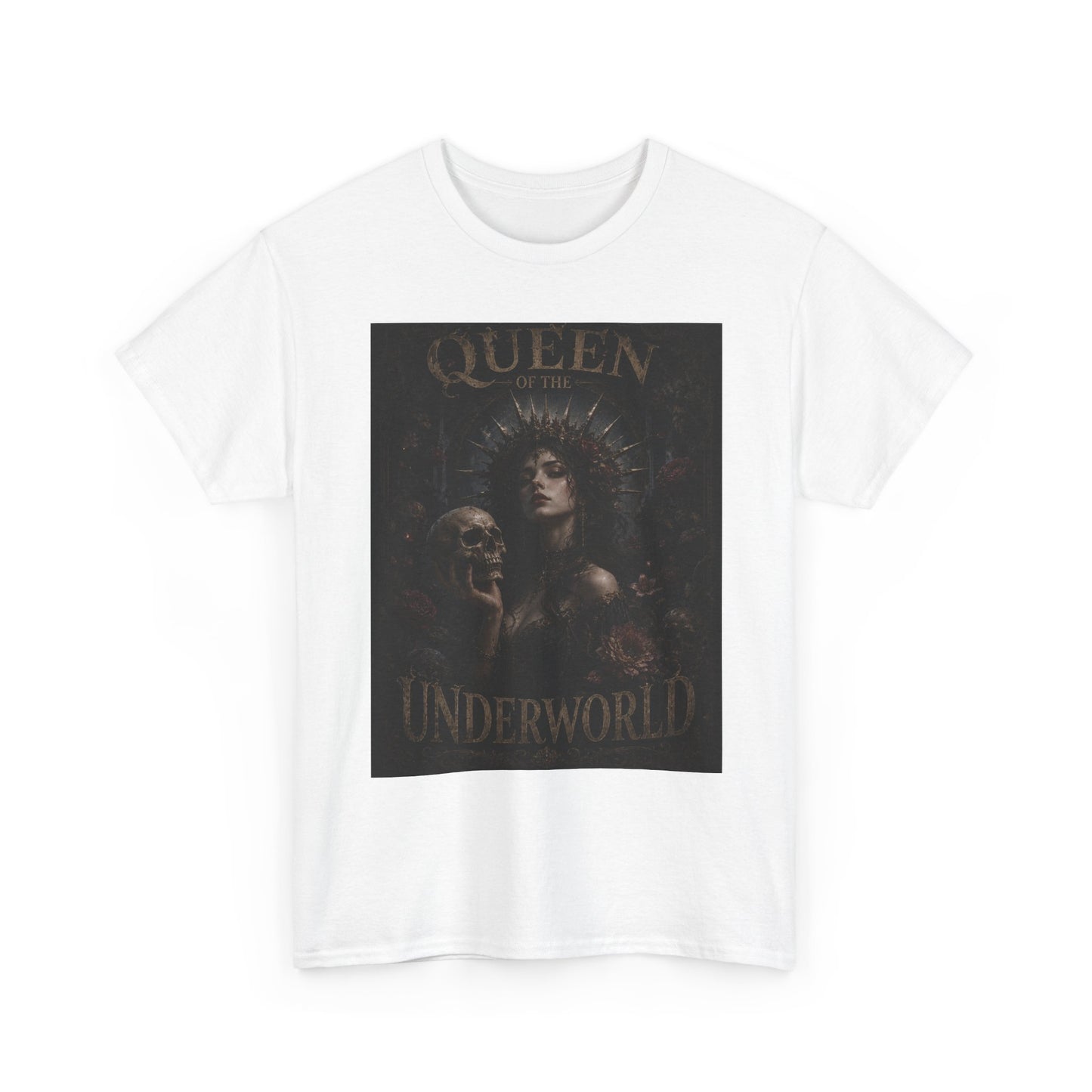 Queen of the Underworld Tee | Dark Gothic Skull Woman