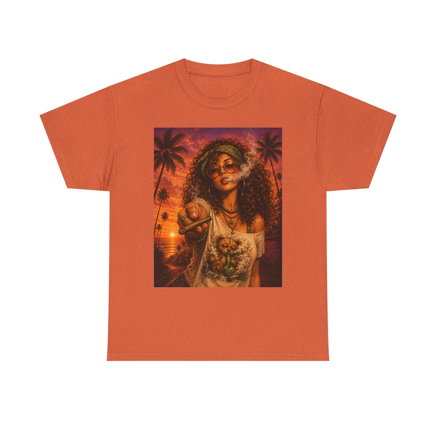 Sunset Bae Tee | Retro Hawaiian Palm Beach Vibes