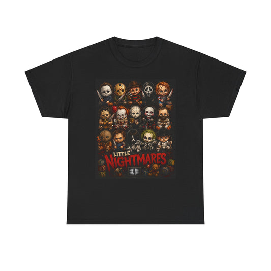 Little Nightmares characters T-Shirt | Horror Movie Collage Tee