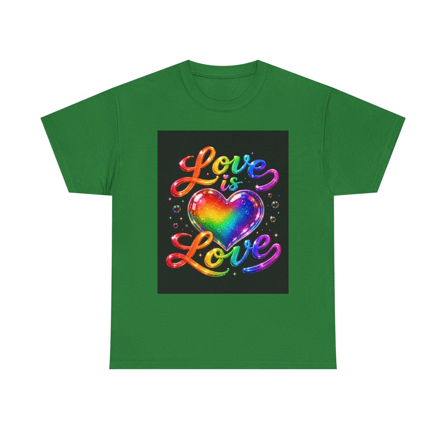 Love Is Love heart rainbow tee | Pride T-Shirt