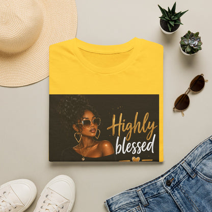 Highly Blessed and Favored T-Shirt | Inspirational Afrocentric Design