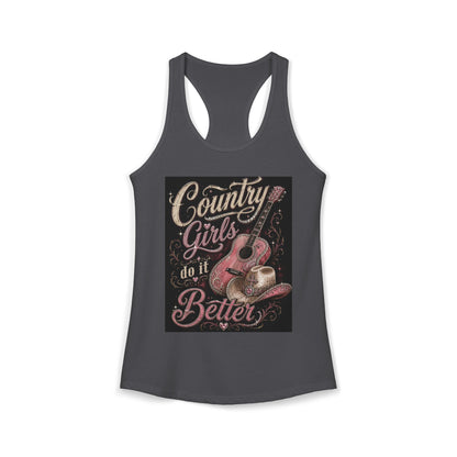 Country Girls do it Better - Women's Racerback Tank