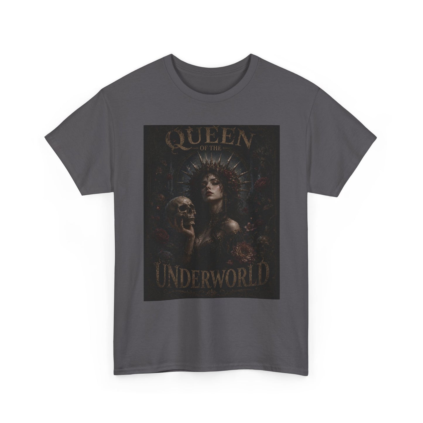 Queen of the Underworld Tee | Dark Gothic Skull Woman