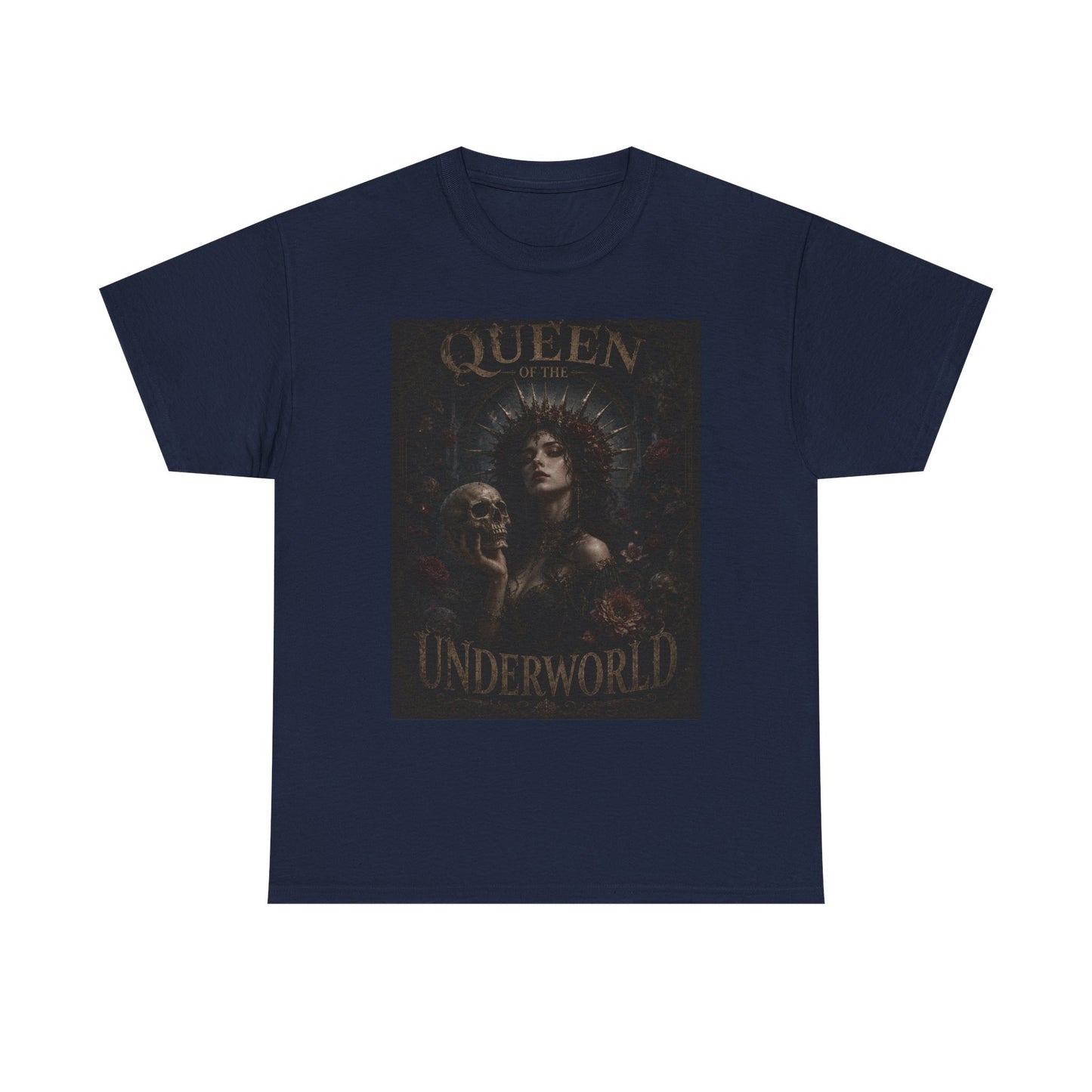 Queen of the Underworld Tee | Dark Gothic Skull Woman
