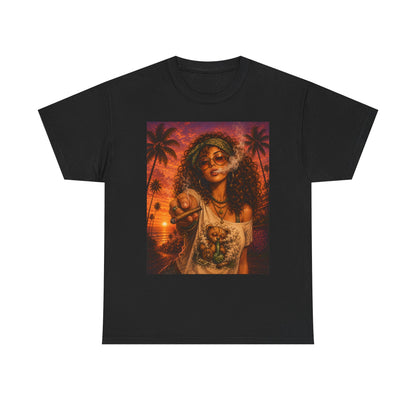 Sunset Bae Tee | Retro Hawaiian Palm Beach Vibes