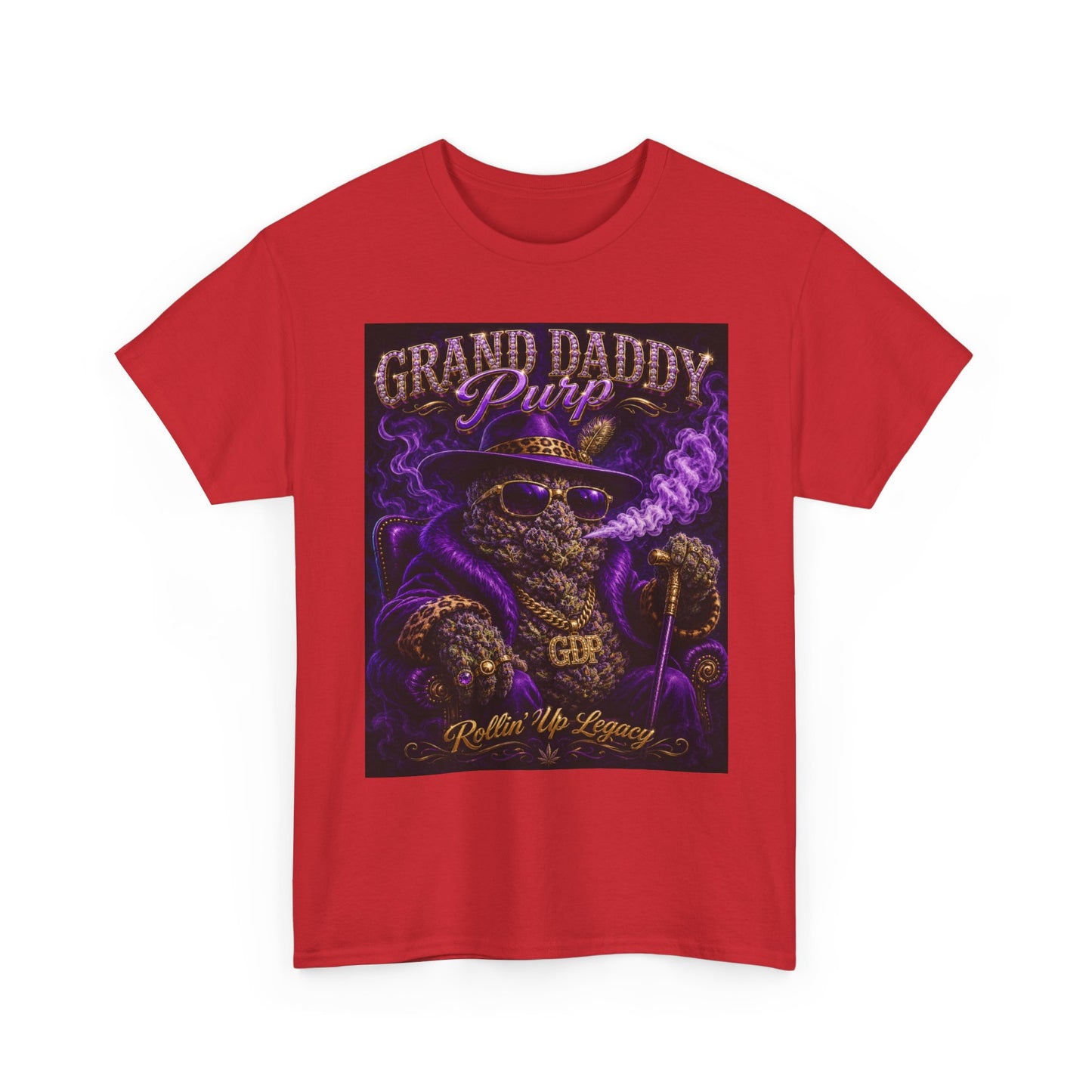 Grand Daddy Purp Graphic Tee | Purple Retro Cannabis Design