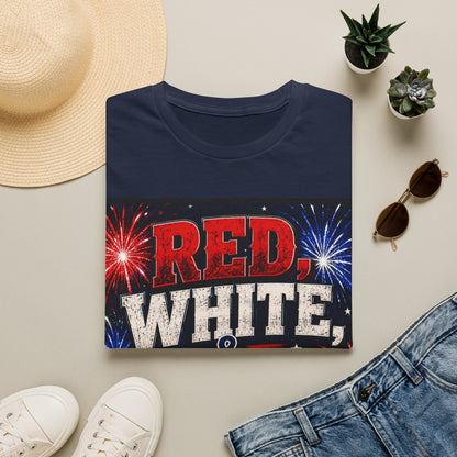 Red White & Boom T-Shirt | Patriotic Fourth of July Fireworks Shirt