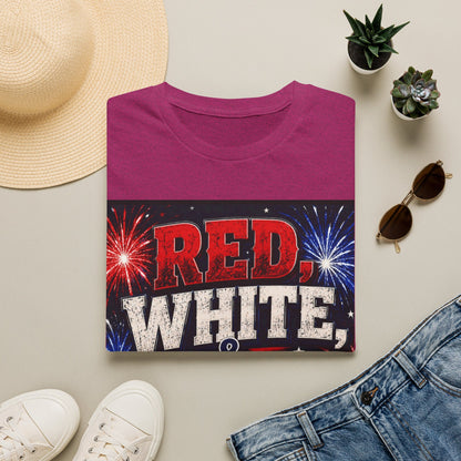 Red White & Boom T-Shirt | Patriotic Fourth of July Fireworks Shirt