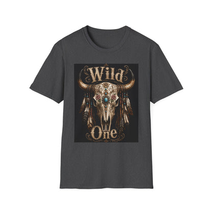 Wild One Skull Tee | Cow Skull Graphic T-Shirt, Boho Western
