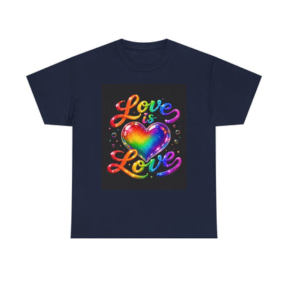 Love Is Love heart rainbow tee | Pride T-Shirt