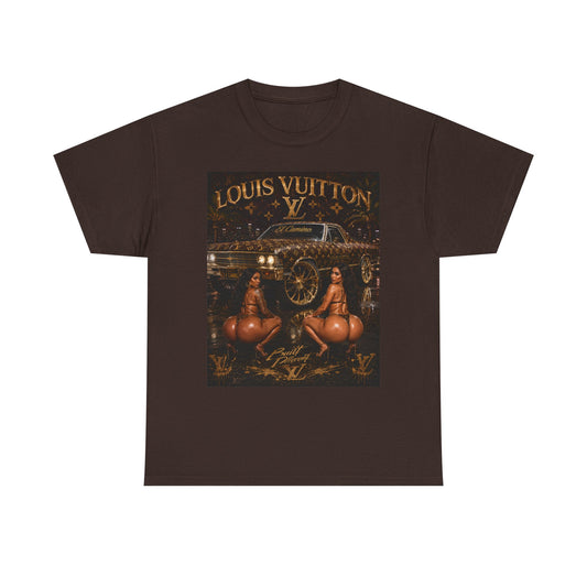 LV Low Low T-Shirt | Retro Car & Pinup Art Tee