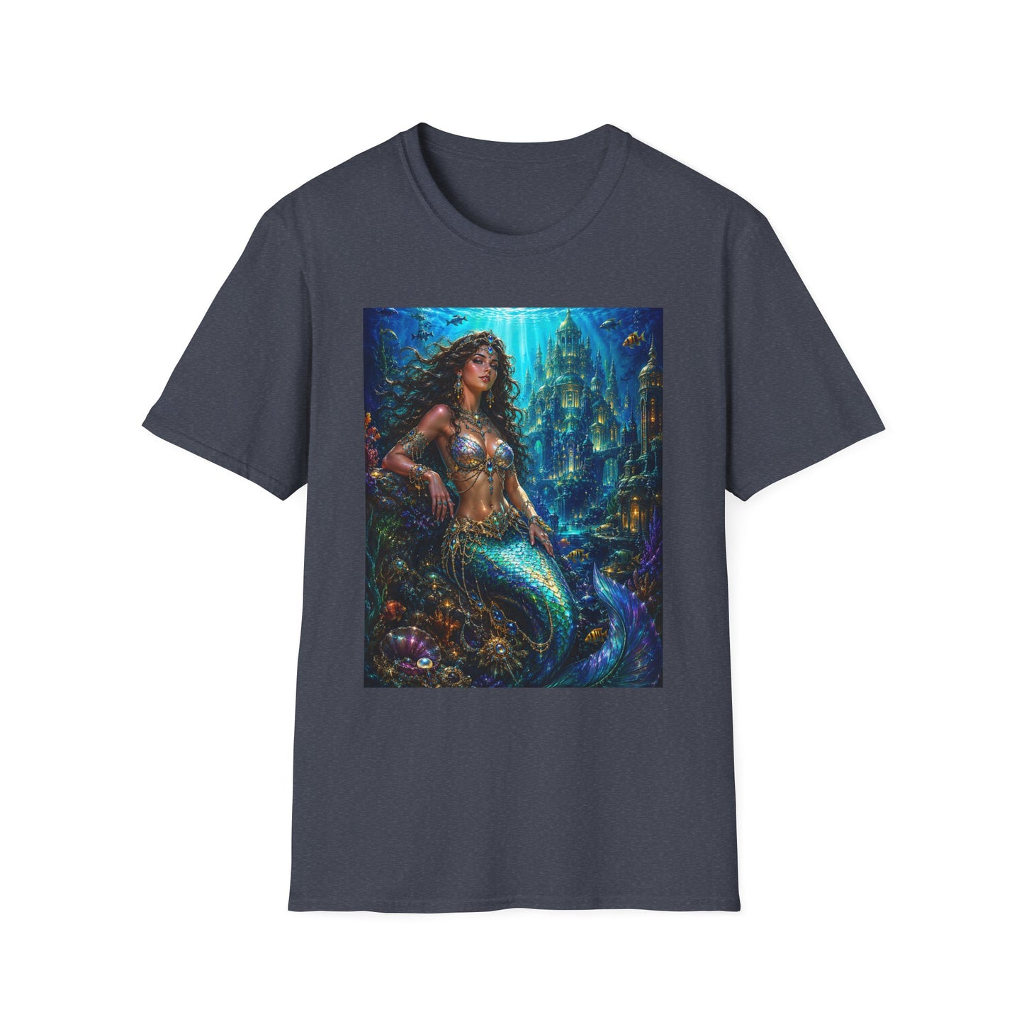 Mystical Mermaid T-Shirt | Underwater Fantasy Art