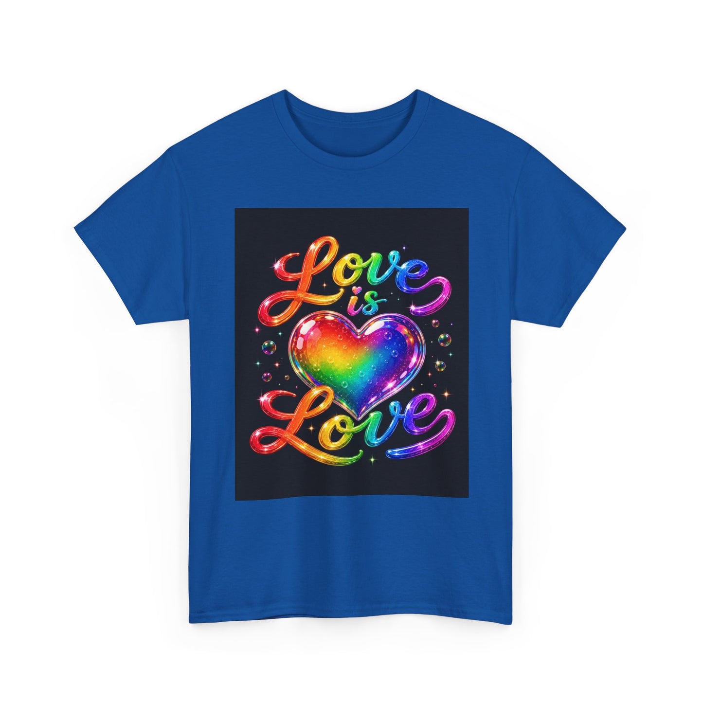 Love Is Love heart rainbow tee | Pride T-Shirt