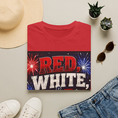 Red White & Boom T-Shirt | Patriotic Fourth of July Fireworks Shirt
