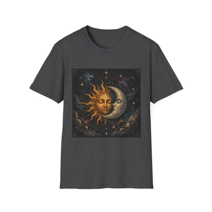 Sun and MoonT-Shirt | Celestial Astrology Starry Design