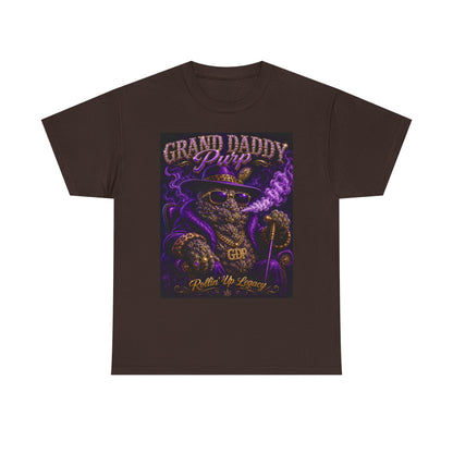 Grand Daddy Purp Graphic Tee | Purple Retro Cannabis Design