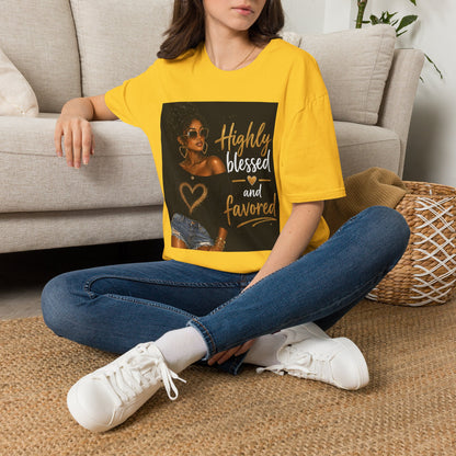 Highly Blessed and Favored T-Shirt | Inspirational Afrocentric Design