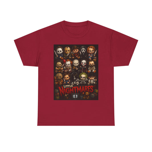 Little Nightmares characters T-Shirt | Horror Movie Collage Tee