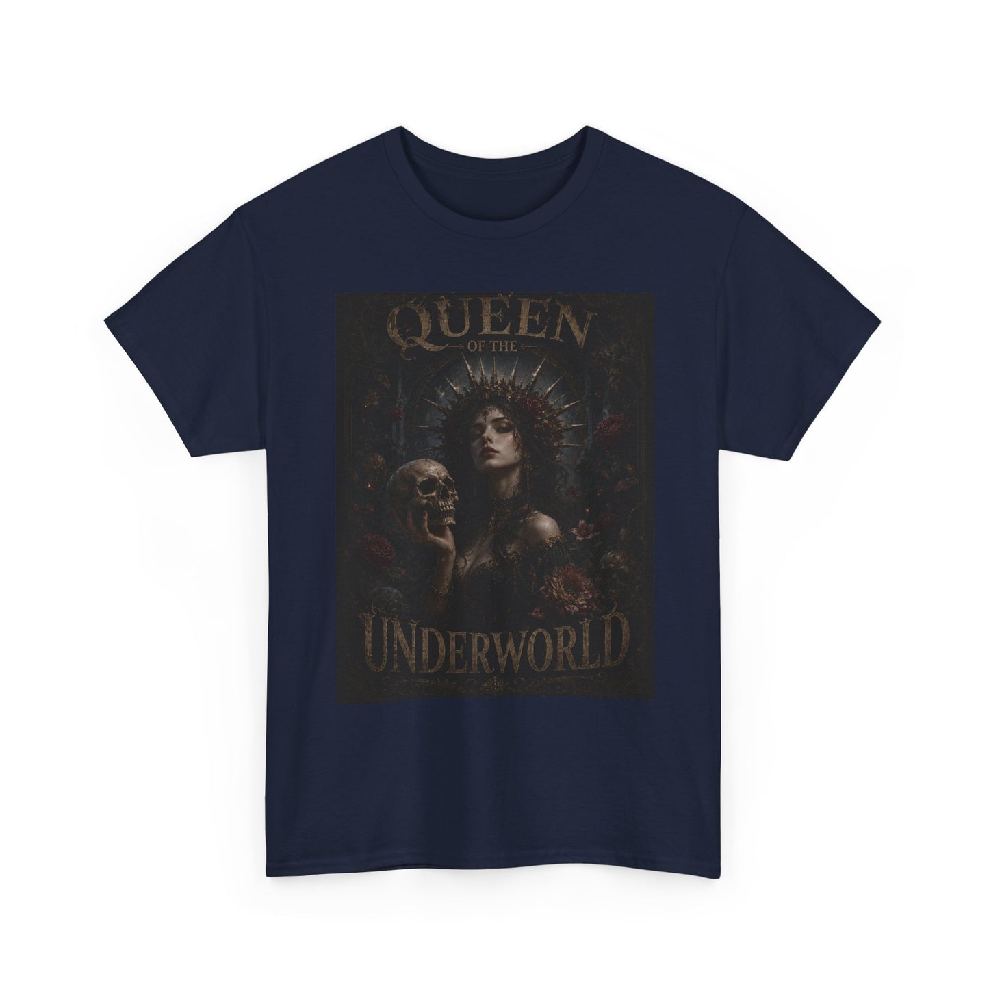 Queen of the Underworld Tee | Dark Gothic Skull Woman