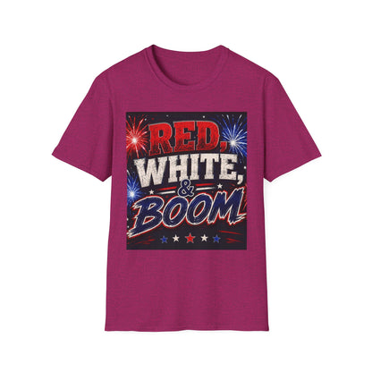 Red White & Boom T-Shirt | Patriotic Fourth of July Fireworks Shirt