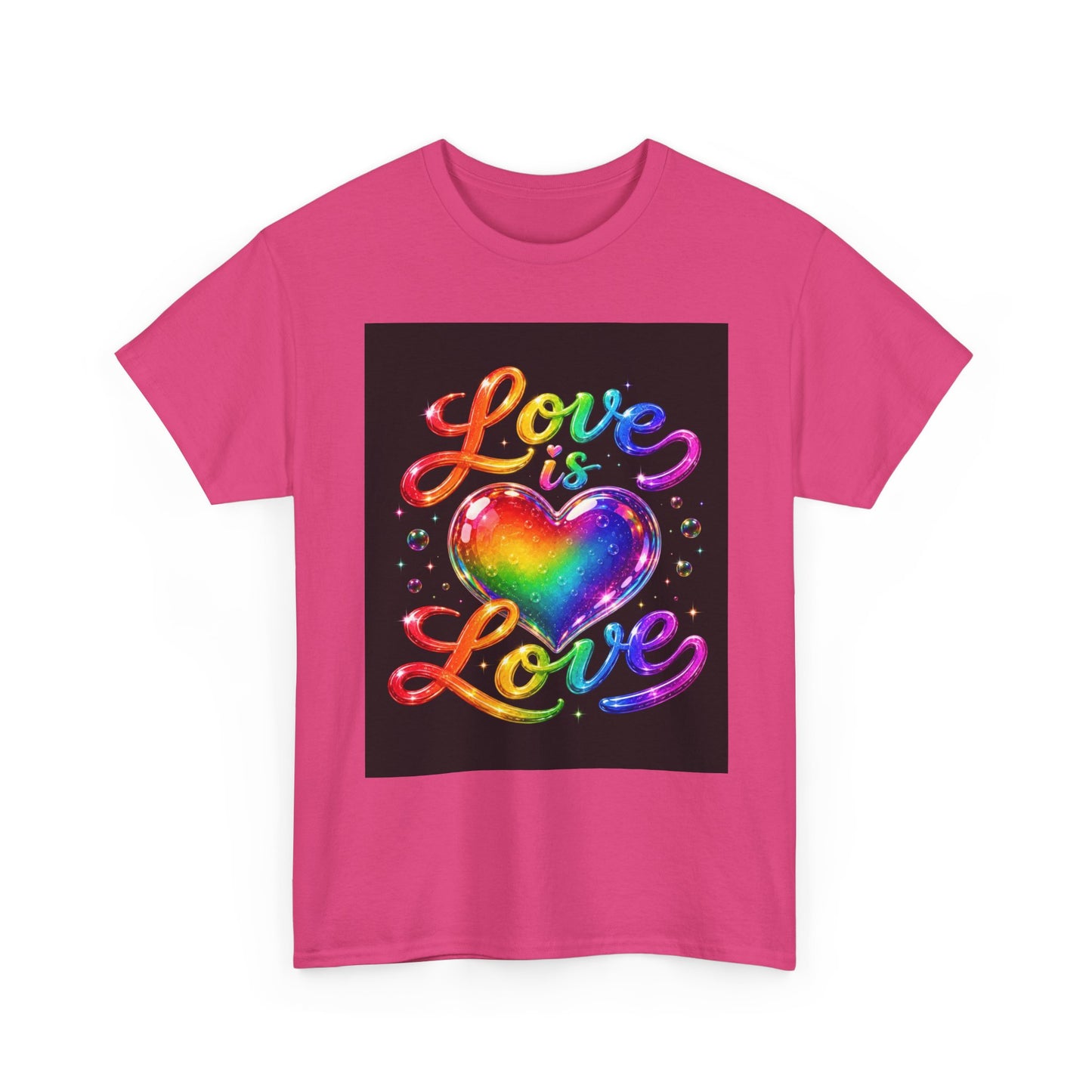 Love Is Love heart rainbow tee | Pride T-Shirt