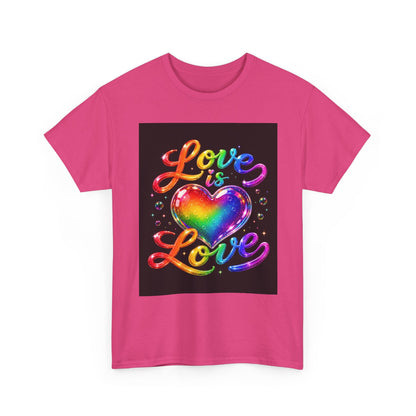Love Is Love heart rainbow tee | Pride T-Shirt