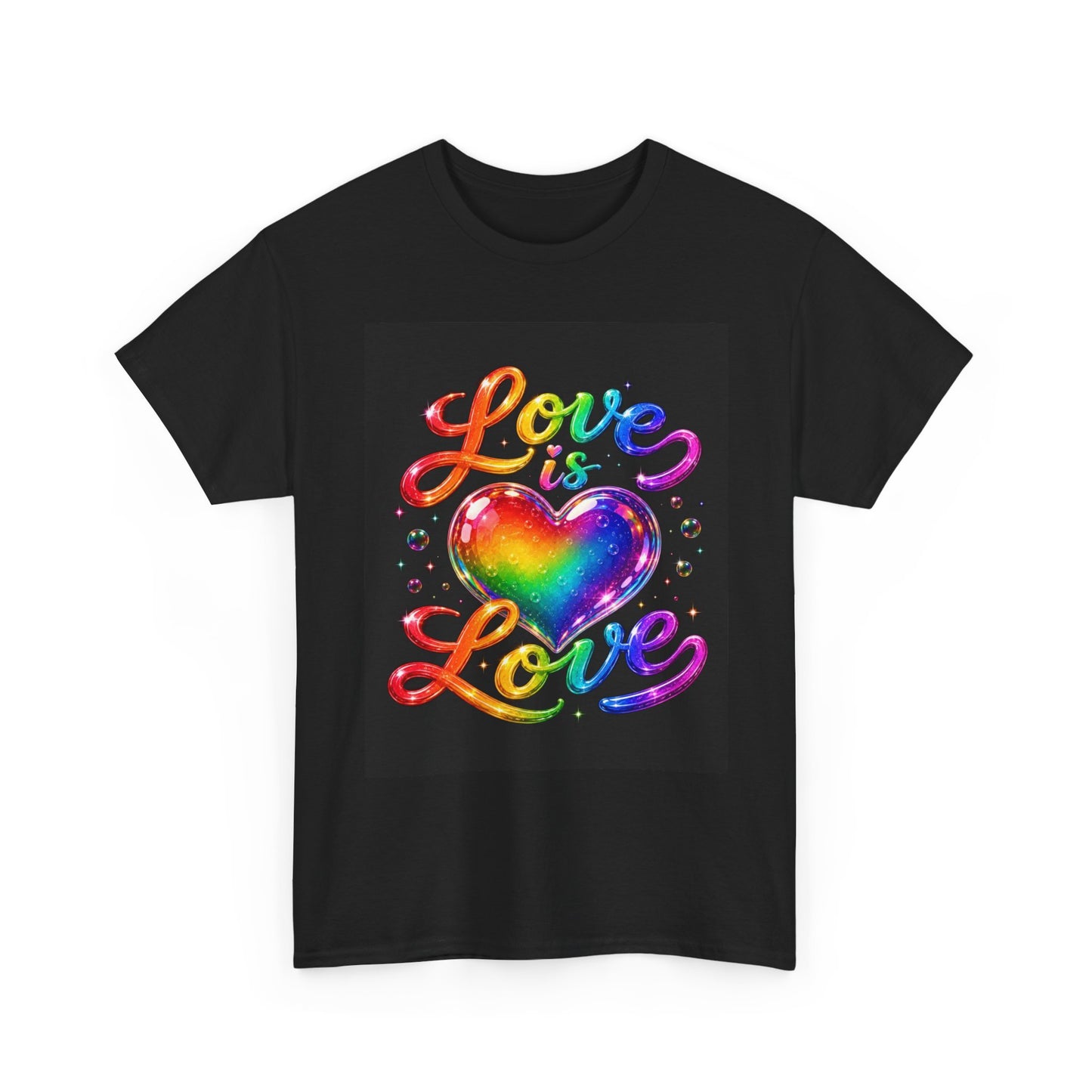 Love Is Love heart rainbow tee | Pride T-Shirt