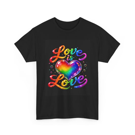 Love Is Love heart rainbow tee | Pride T-Shirt