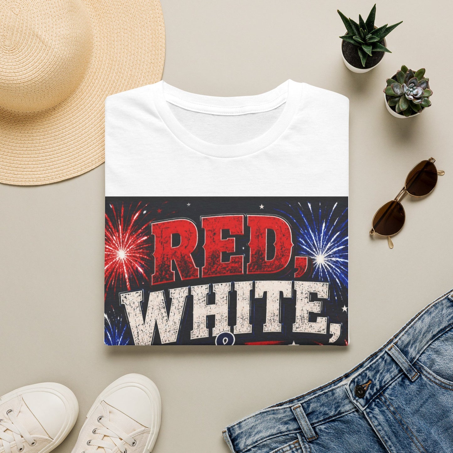 Red White & Boom T-Shirt | Patriotic Fourth of July Fireworks Shirt