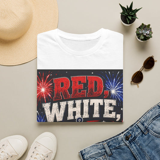 Red White & Boom T-Shirt | Patriotic Fourth of July Fireworks Shirt