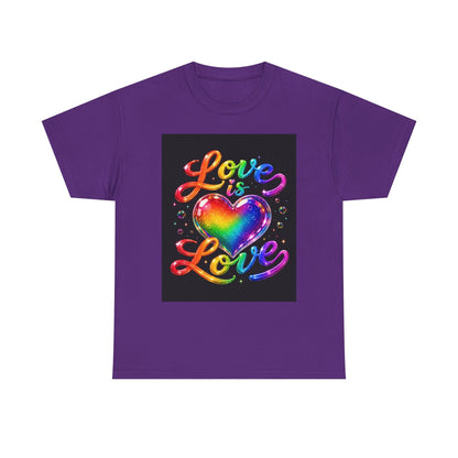 Love Is Love heart rainbow tee | Pride T-Shirt