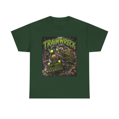 TrainwreckT-Shirt | Grunge Horror Train Graphic