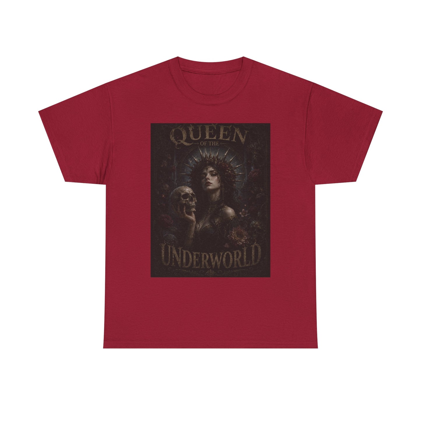 Queen of the Underworld Tee | Dark Gothic Skull Woman