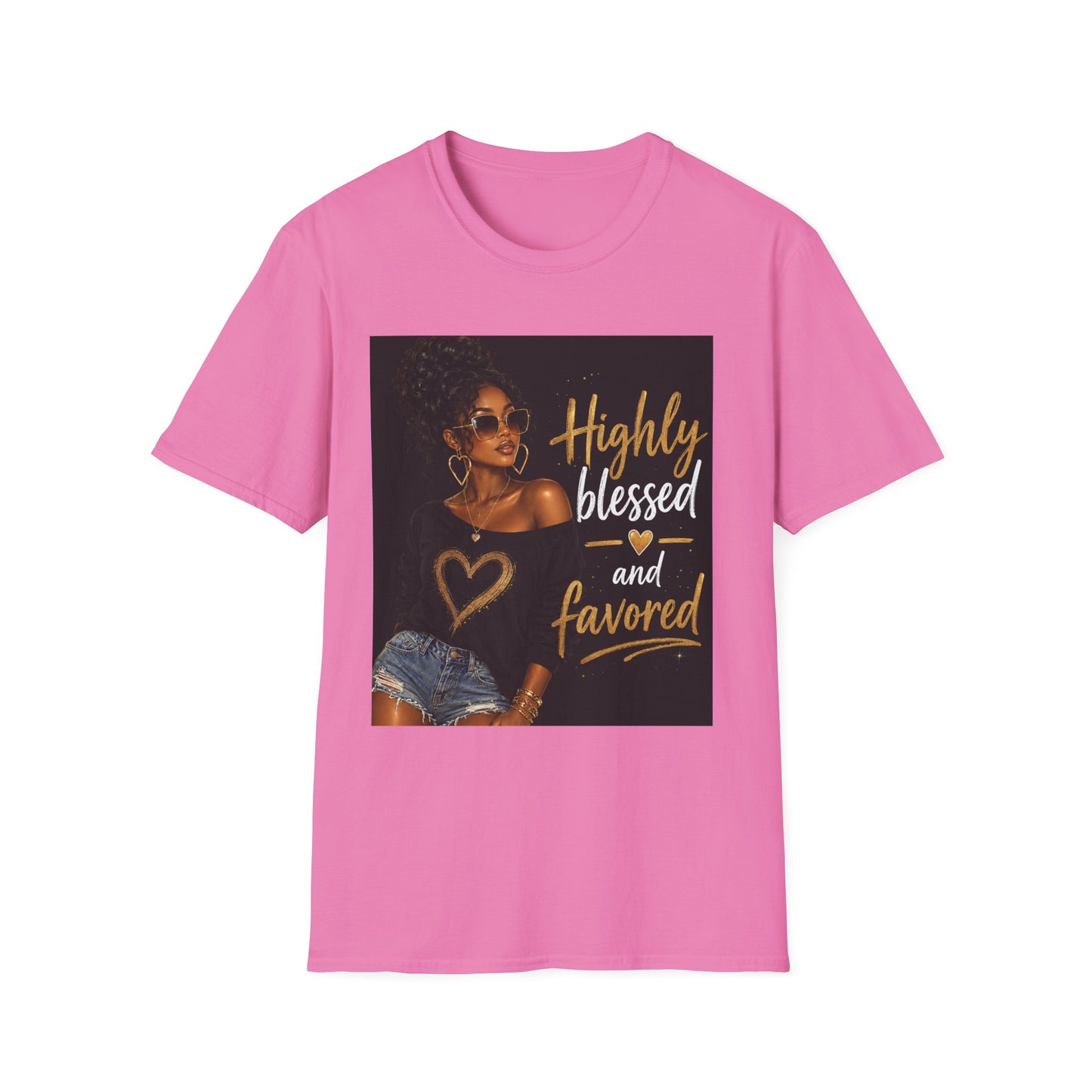 Highly Blessed and Favored T-Shirt | Inspirational Afrocentric Design