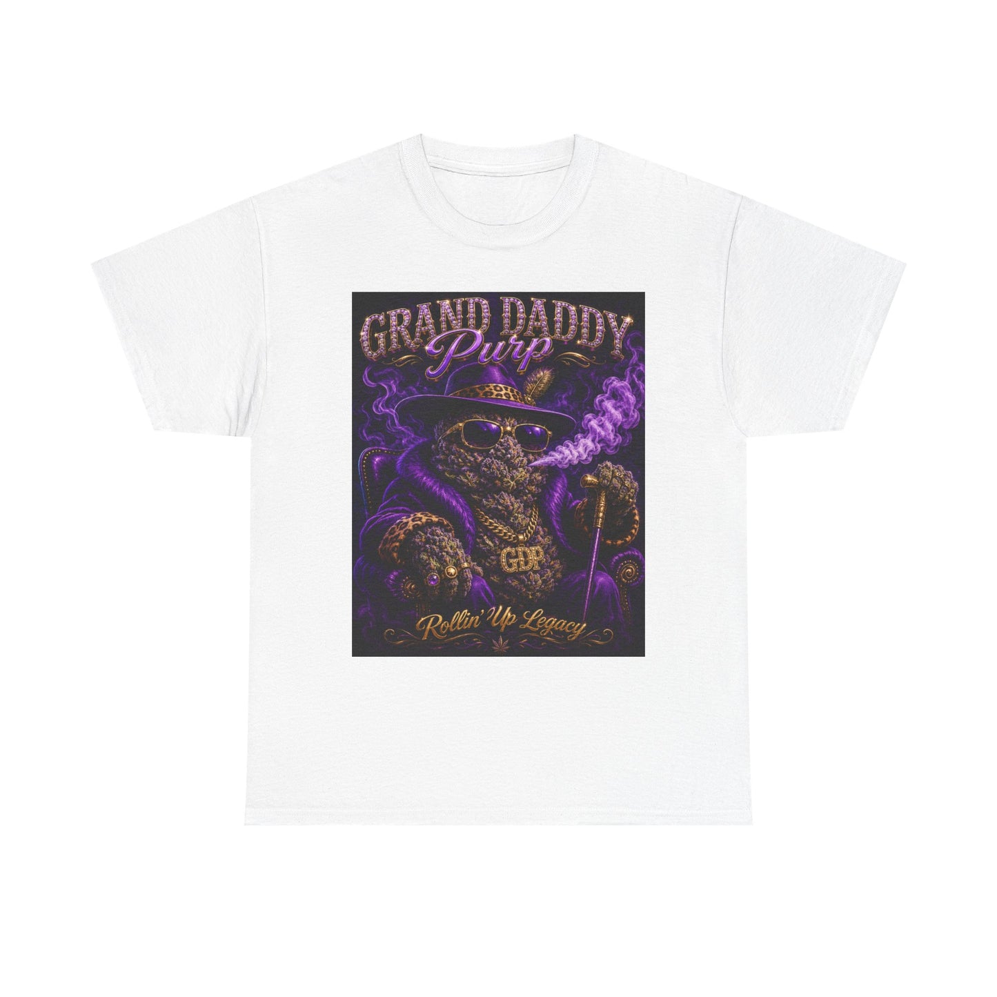 Grand Daddy Purp Graphic Tee | Purple Retro Cannabis Design