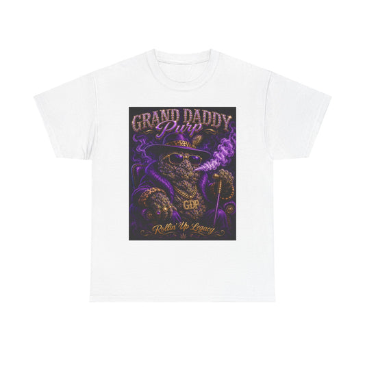 Grand Daddy Purp Graphic Tee | Purple Retro Cannabis Design