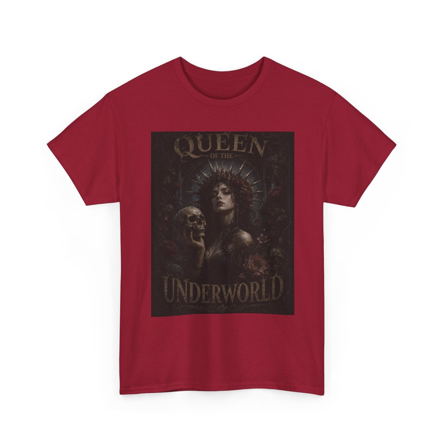 Queen of the Underworld Tee | Dark Gothic Skull Woman