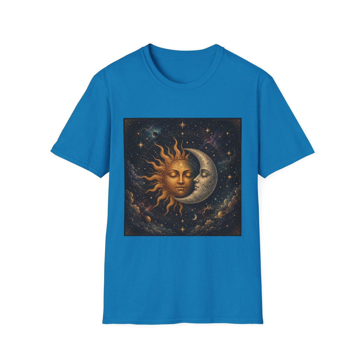 Sun and MoonT-Shirt | Celestial Astrology Starry Design