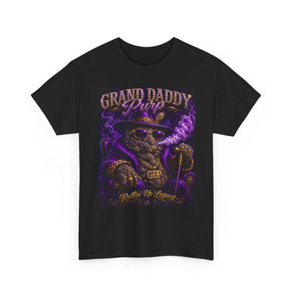 Grand Daddy Purp Graphic Tee | Purple Retro Cannabis Design