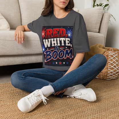 Red White & Boom T-Shirt | Patriotic Fourth of July Fireworks Shirt