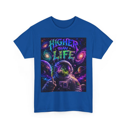 Higher Than Life Astronaut Tee | Psychedelic Space Graphic T-Shirt