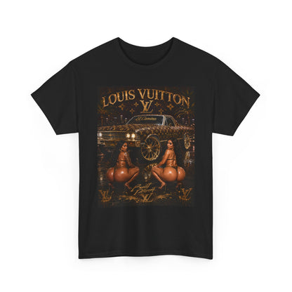 LV Low Low T-Shirt | Retro Car & Pinup Art Tee