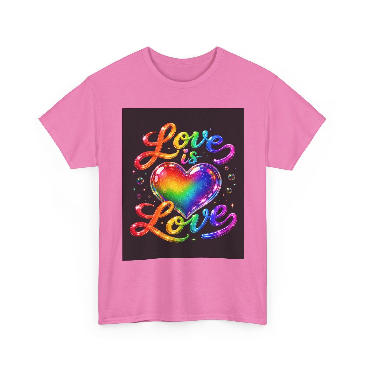 Love Is Love heart rainbow tee | Pride T-Shirt