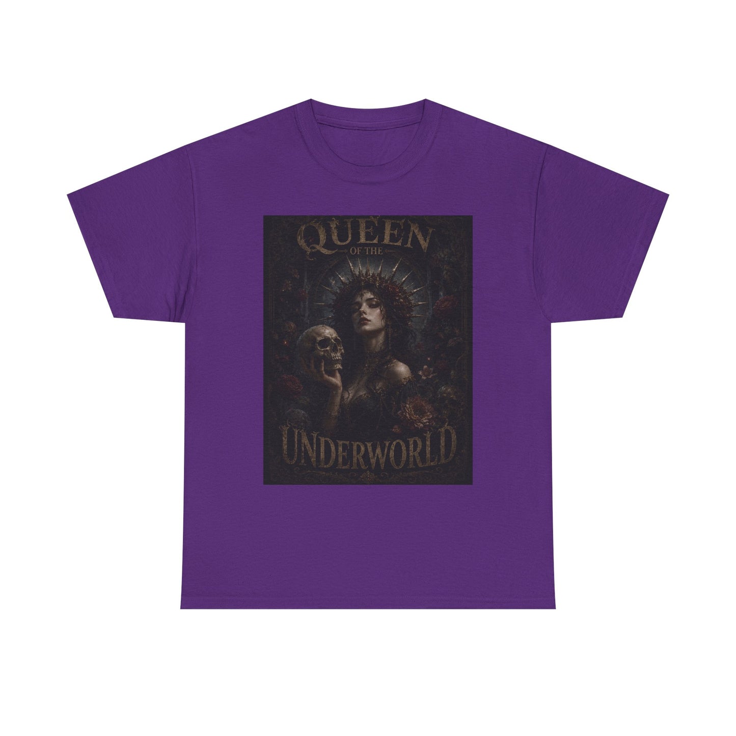 Queen of the Underworld Tee | Dark Gothic Skull Woman