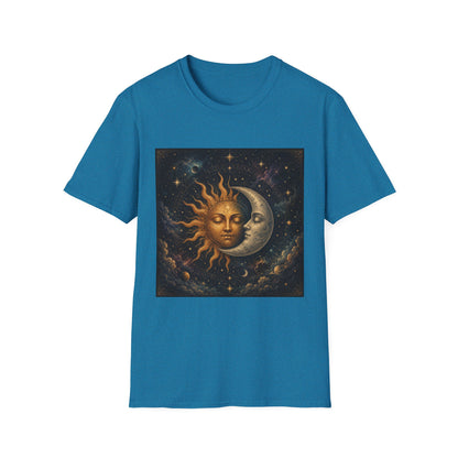 Sun and MoonT-Shirt | Celestial Astrology Starry Design