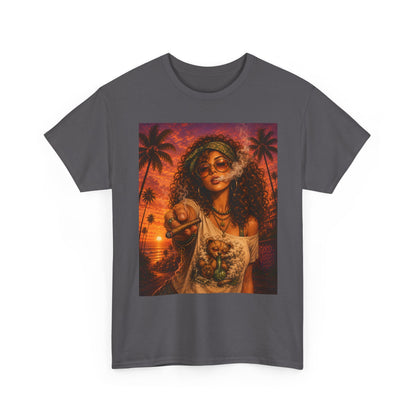 Sunset Bae Tee | Retro Hawaiian Palm Beach Vibes