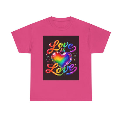 Love Is Love heart rainbow tee | Pride T-Shirt
